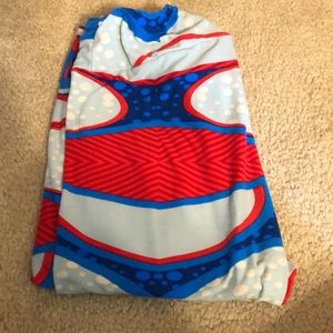 LuLaRoe TC leggings.   Red white blue